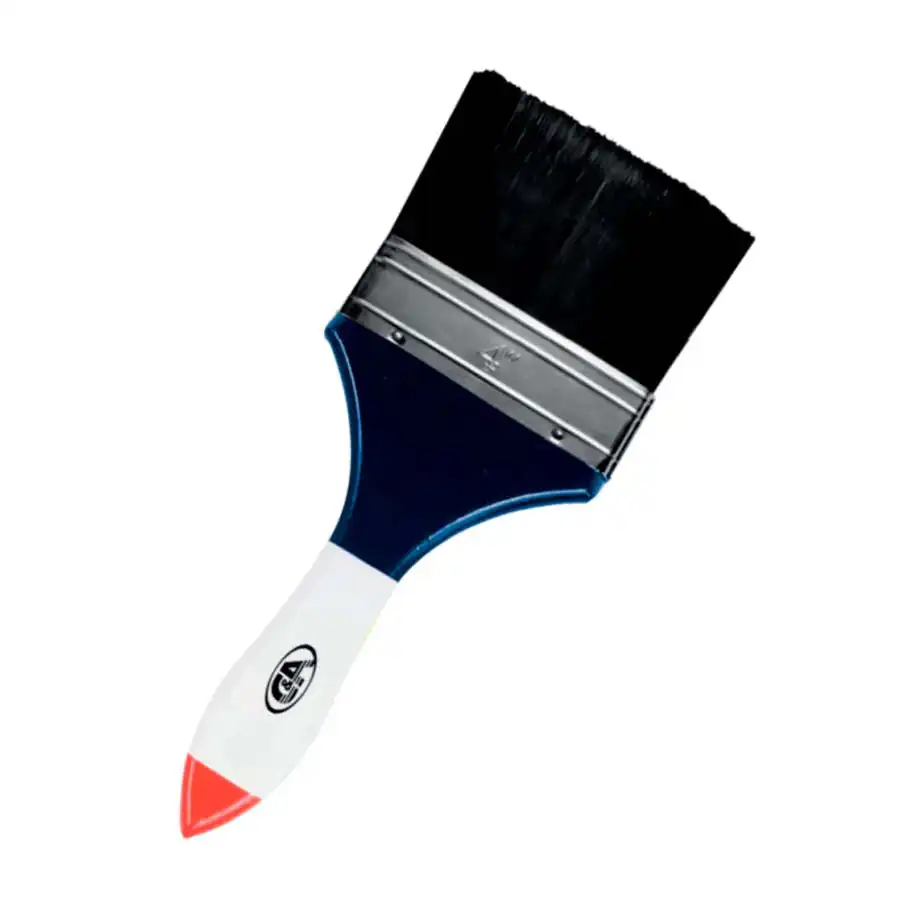 Brocha de nylon M/madera 4" - c&a