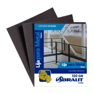 Lija de fierro GR.120 9 x 11"- Abralit